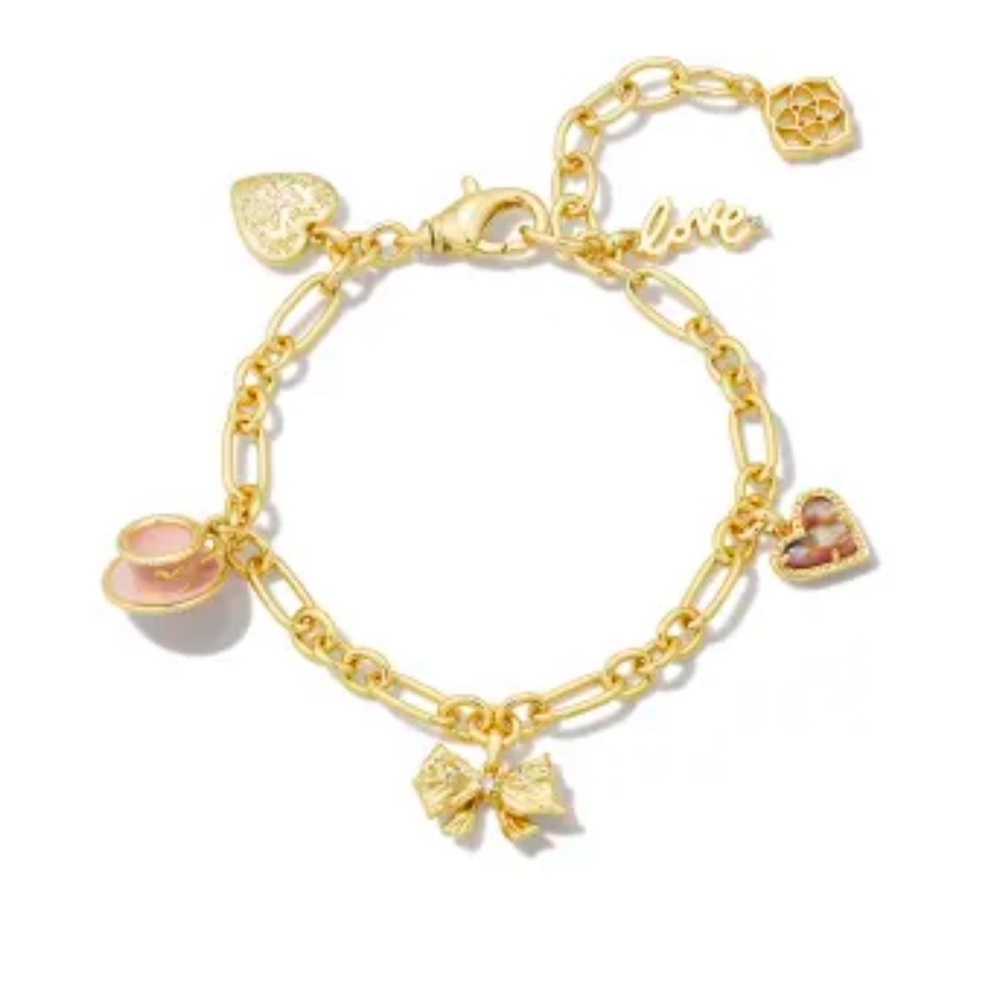 Kendra Scott Love Shack Fancy charm bracelet